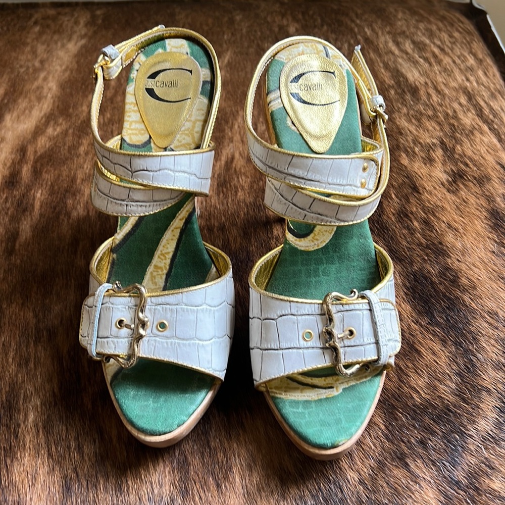 Just Cavalli heels platform 37 RARE